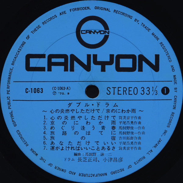 Release: Unknown Release-Vinyl-Japan-1972-C-1063-7775877