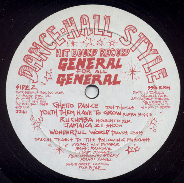 Master Release: General For All General by Various