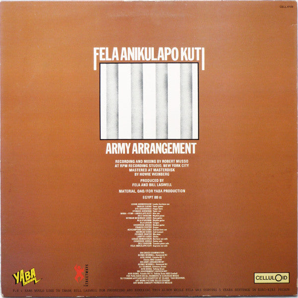 Master Release: Army Arrangement by Fela Kuti