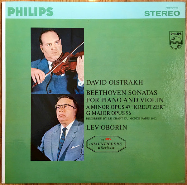 Master Release: Sonatas For Piano And Violin Op.47 (Kreutzer) & Op.96 by David Oistrach