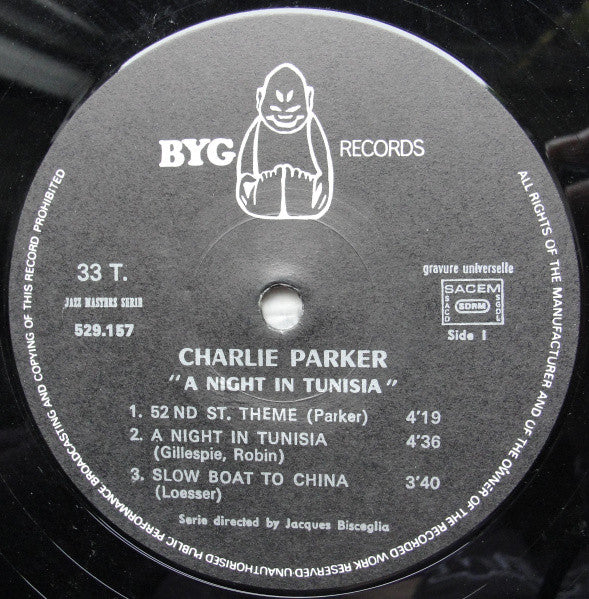 Release: Newly Discovered Sides By The Immortal Charlie Parker-Vinyl-France-None-BYG 529 157-2424195