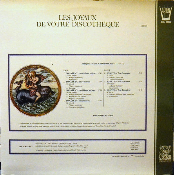 Master Release: Sette Sonate Per Arpa by François Joseph Naderman