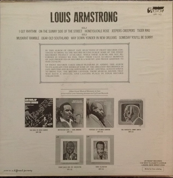 Master Release: Louis Armstrong by Louis Armstrong