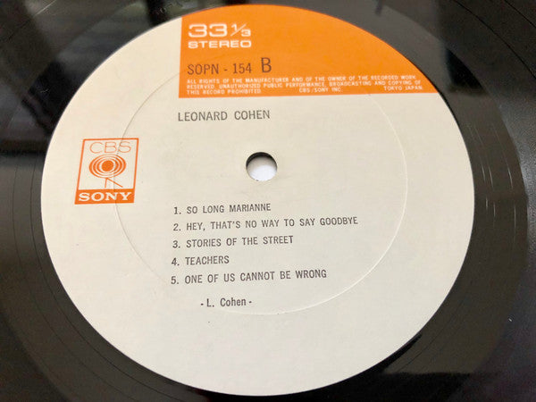 Songs Of Leonard Cohen