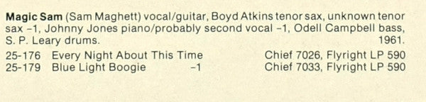 Out Of Bad Luck (1961-1966 Chicago Blues From USA & Chief)