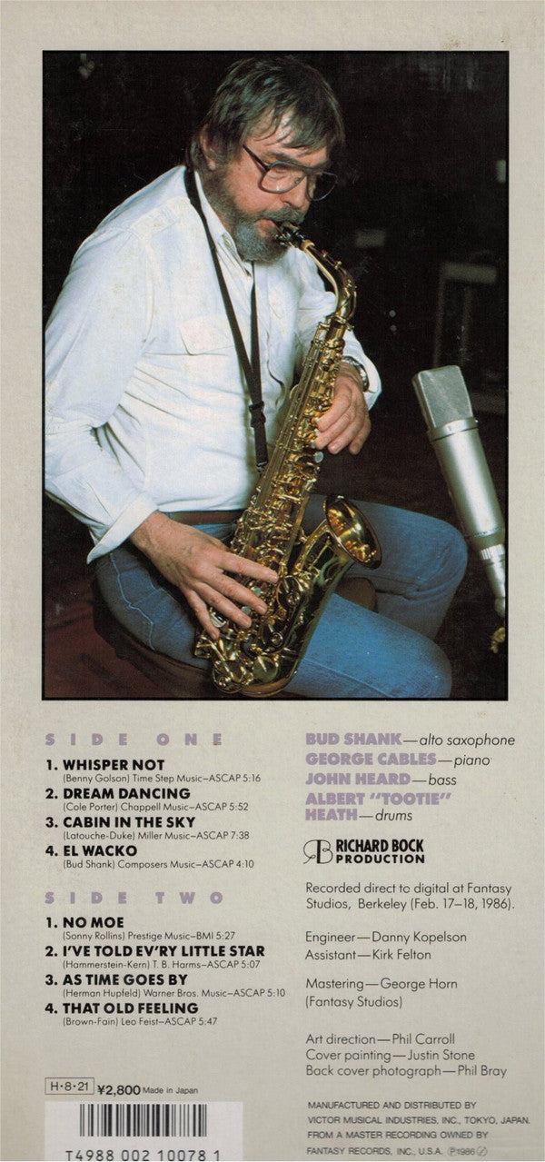 Master Release: That Old Feeling by Bud Shank Quartet