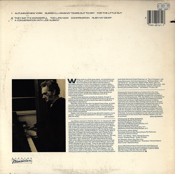 Master Release: Portrait Of An Artist by Joe Albany