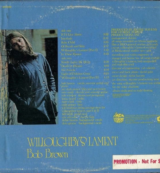 Release: Willoughby's Lament-Vinyl-US-1971-SFS-6008-3598970
