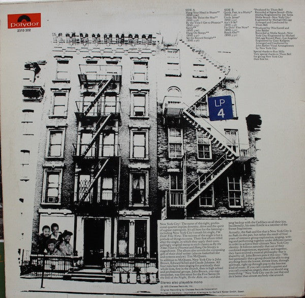 Master Release: I'm Doin' Fine Now by New York City