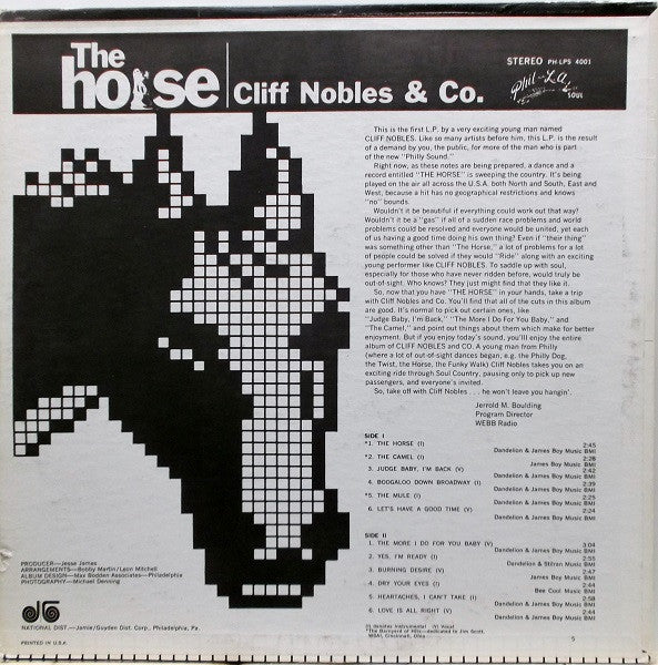 Release: The Horse-Vinyl-US-1968-PH-LPS 4001, LPS 4001-5223107