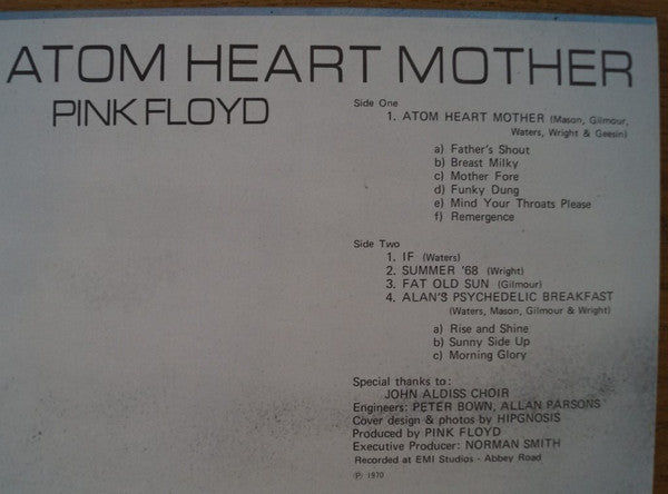 Atom Heart Mother = 原子心母