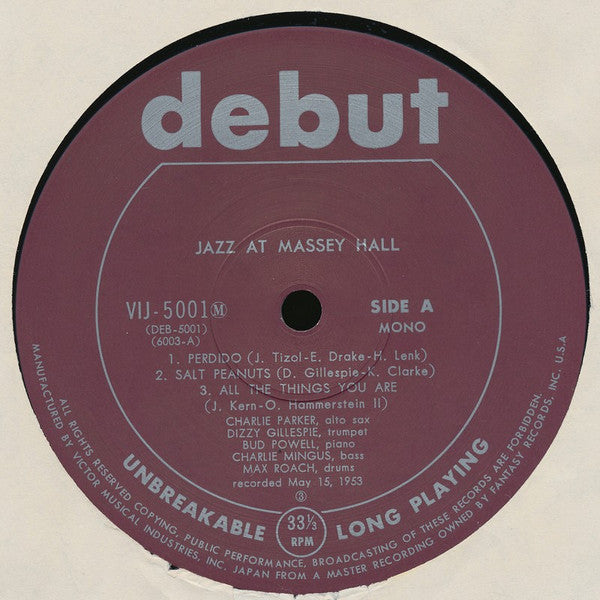 Jazz At Massey Hall