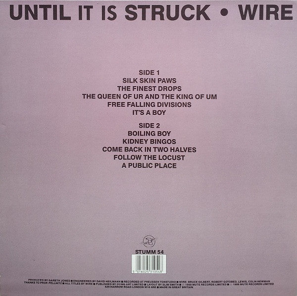 Release: A Bell Is A Cup... Until It Is Struck-Vinyl-UK-1988-STUMM 54-3010436