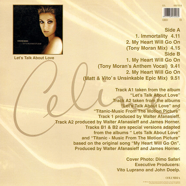 Master Release: Immortality by Céline Dion
