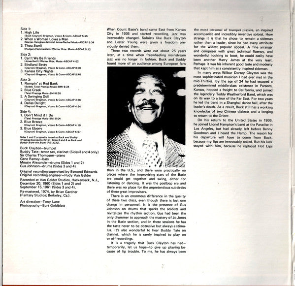 Master Release: Kansas City Nights by Buck Clayton