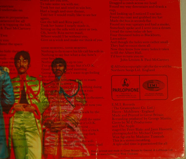 Release: Sgt. Pepper's Lonely Hearts Club Band-Vinyl-Germany-1979-PHO 7027-5543416