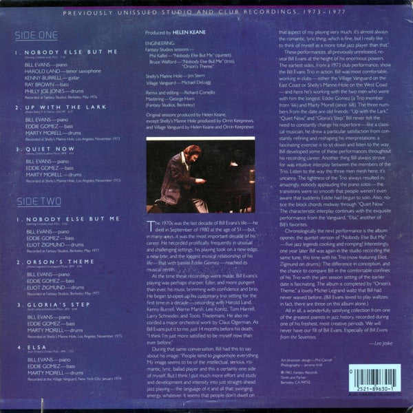 Master Release: From The 70's by Bill Evans