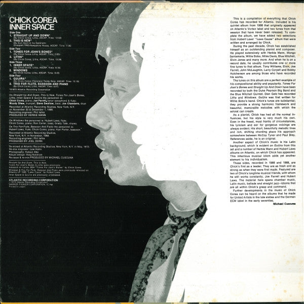 Master Release: Inner Space by Chick Corea