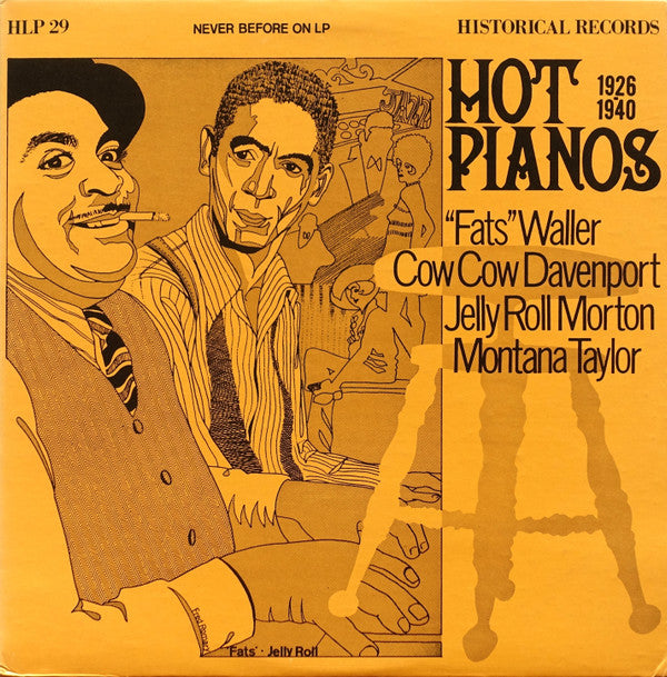Release: Hot Pianos 1926-1940-Vinyl-US-1969-HLP 29, ASC-5829-29-3901309