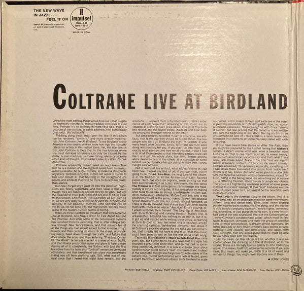 Live At Birdland