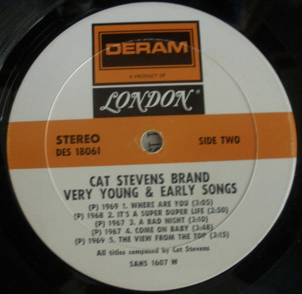 Very Young And Early Songs