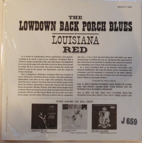 Release: The Lowdown Back Porch Blues-Vinyl-US-1963-R 25200-3875462