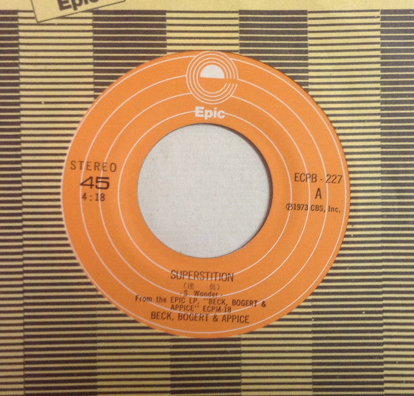 Release: Superstition / Sweet Sweet Surrender-Vinyl-Japan-1973-ECPB-227-8317771
