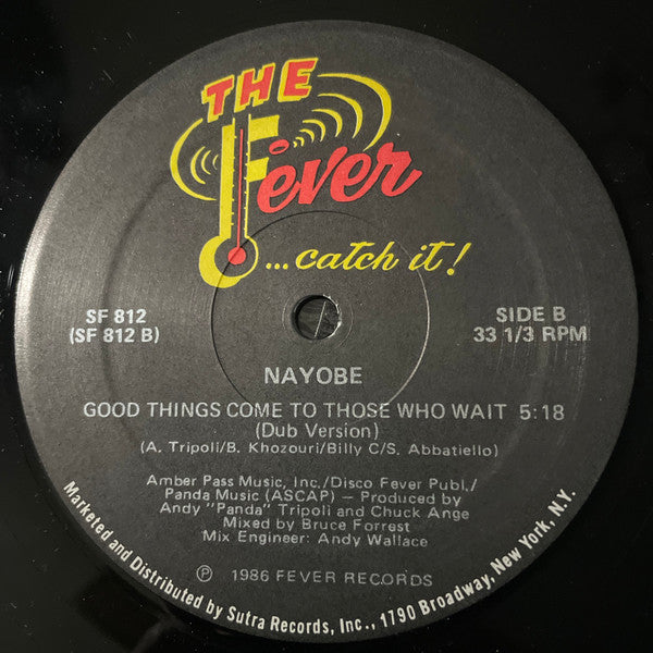 Release: Good Things Come To Those Who Wait-Vinyl-US-1986-SF 812-1000966