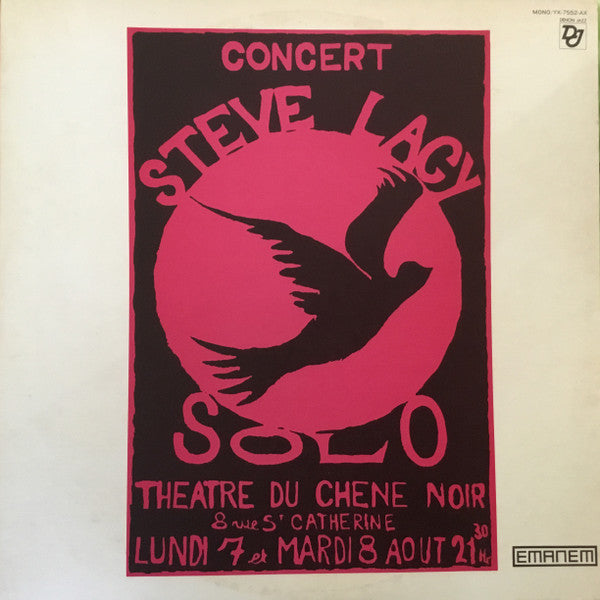 Release: Solo - Théâtre Du Chêne Noir-Vinyl-Japan-1977-YX-7552-AX, YX-7552-AX-3261660