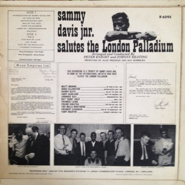 Release: Salutes The Stars Of The London Palladium-Vinyl-UK-1964-R 6095-5928456