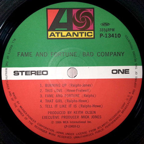 Fame And Fortune
