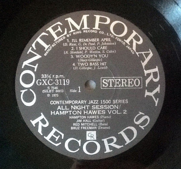 Release: All Night Session! Vol. 2-Vinyl-Japan-1979-GXC 3119-5951533