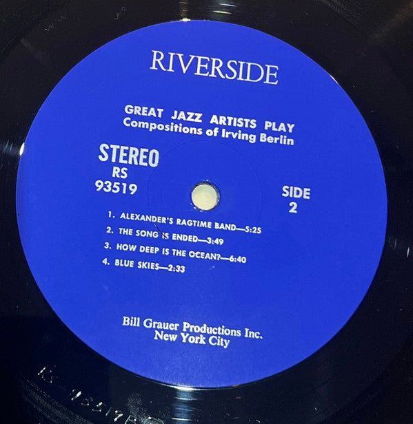 Master Release: Great Jazz Artists Play Compositions Of Irving Berlin by Various
