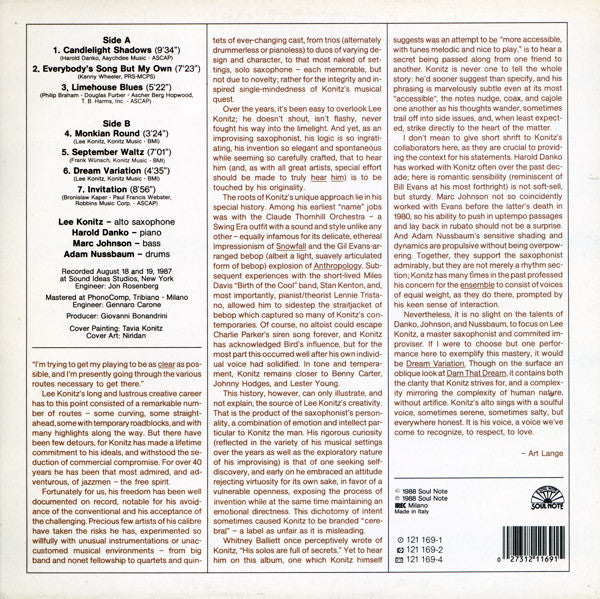 Release: The New York Album-Vinyl-Italy-1988-121 169-1-4186557