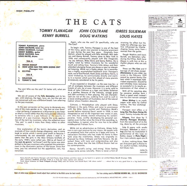 Release: The Cats-Vinyl-Japan-1984-VIJ-239-7204075