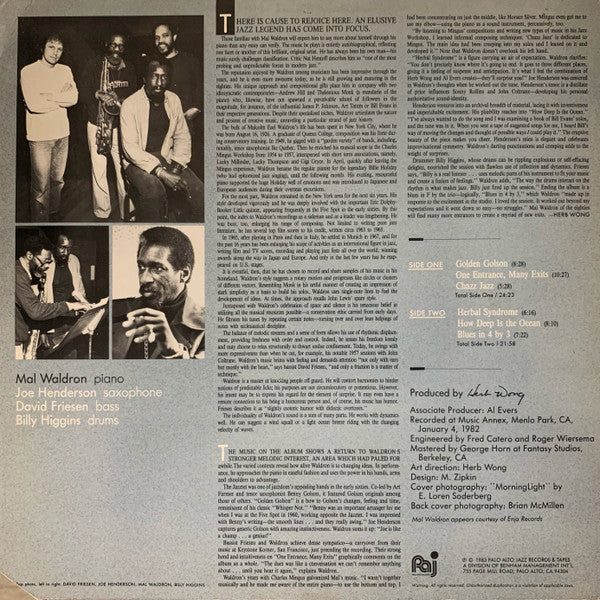 Master Release: One Entrance, Many Exits by Mal Waldron