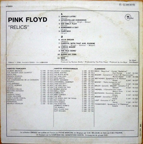 Release: Relics-Vinyl-France-1971-2C 048 - 50.740, C 048-50740-9570197