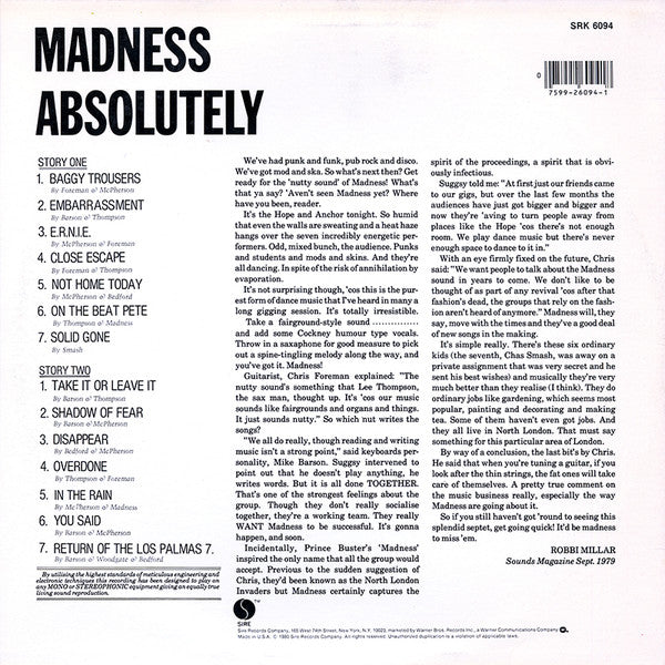 Master Release: Absolutely by Madness