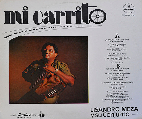 Release: Mi Carrito-Vinyl-Colombia-1985-01(0131)01398-5205091