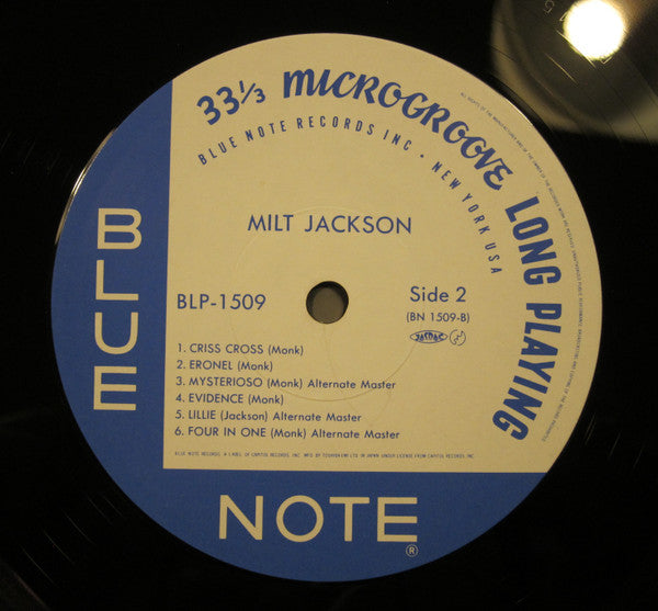 Milt Jackson With John Lewis, Percy Heath, Kenny Clarke, Lou Donaldson And The Thelonious Monk Quintet