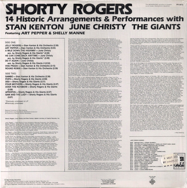 Release: Unknown Release-Vinyl-US-1983-PR 9016-4624889