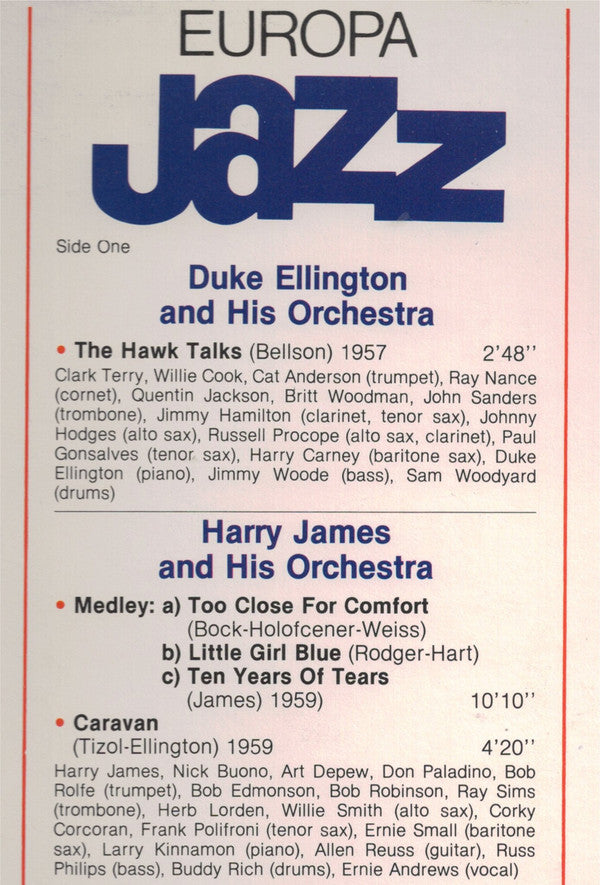 Release: Europa Jazz-Vinyl-Italy-1981-EJ-1022-7858607