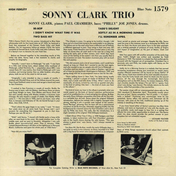 Sonny Clark Trio