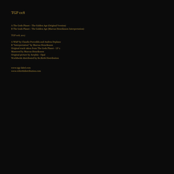 Master Release: The Golden Age by The Gods Planet