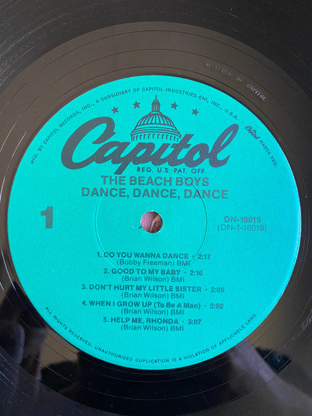 Release: The Beach Boys Today!-Vinyl-US-1981-DN-16019-3742455