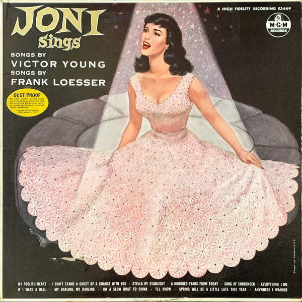 Release: Joni Sings Songs By Victor Young And Songs By Frank Loesser-Vinyl-US-1956-E3449-4994932