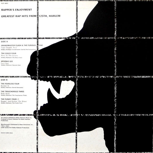 Release: Rapper's Enjoyment - Greatest Rap Hits From 125th, Harlem-Vinyl-Japan-1984-PLP-6003, PLP-6003-7659232