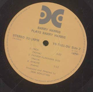Barry Harris Plays Barry Harris