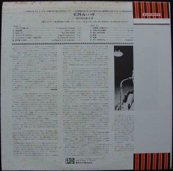 Release: Manifiesto Chile September 1973-Vinyl-Japan-1974-IRS-80402-7955943
