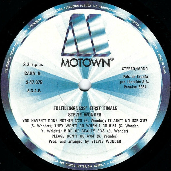 Fulfillingness' First Finale